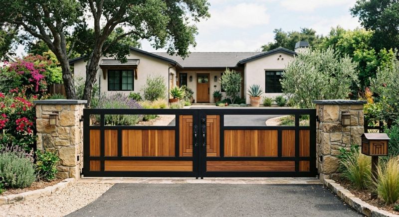 Driveway Fence Installation in Plano, TX