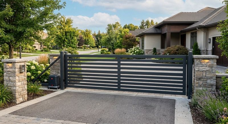 Driveway Gate Installation in Naperville, IL